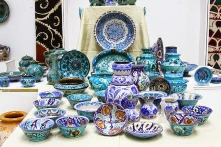LA BELLEZA DE LA CERÁMICA UZBEKA.